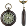 Le Bûcheron Chic - Montre Gousset Open-Face Bois Ébène - Vue 3 - Gousset-heritage