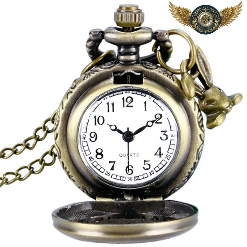 Le Cabinet - Montre Gousset Demi-Chasseur Quartz Bronze Antique - Vue 5 - Gousset-heritage