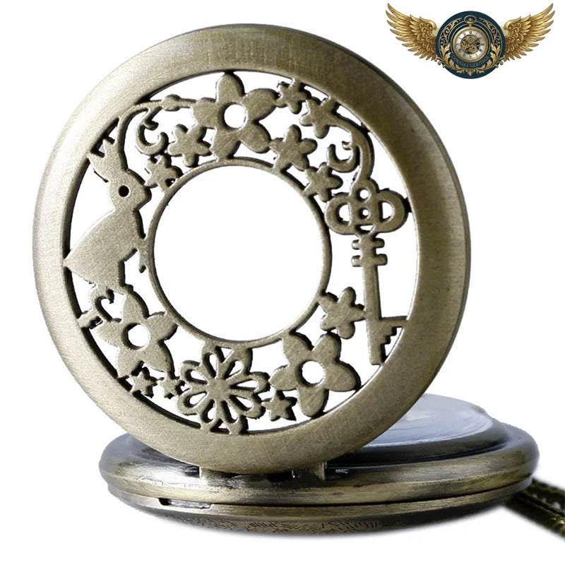 Le Cabinet - Montre Gousset Demi-Chasseur Quartz Bronze Antique - Vue 7 - Gousset-heritage