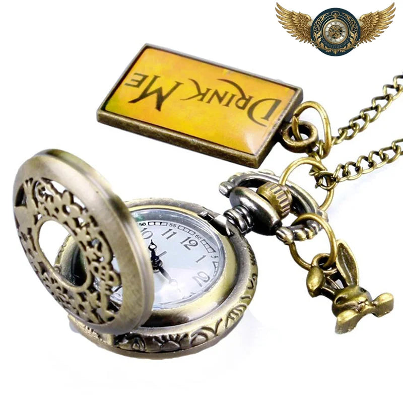 Le Cabinet - Montre Gousset Demi-Chasseur Quartz Bronze Antique - Vue 8 - Gousset-heritage