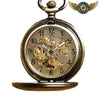 Le Cabinet - Montre à Gousset Demi-Chasseur Squelette Bronze - Vue 2 - Gousset-heritage