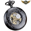 Le Cabinet Curieux - Montre Gousset Full Hunter Squelette Mécanique - Vue 2 - Gousset-heritage