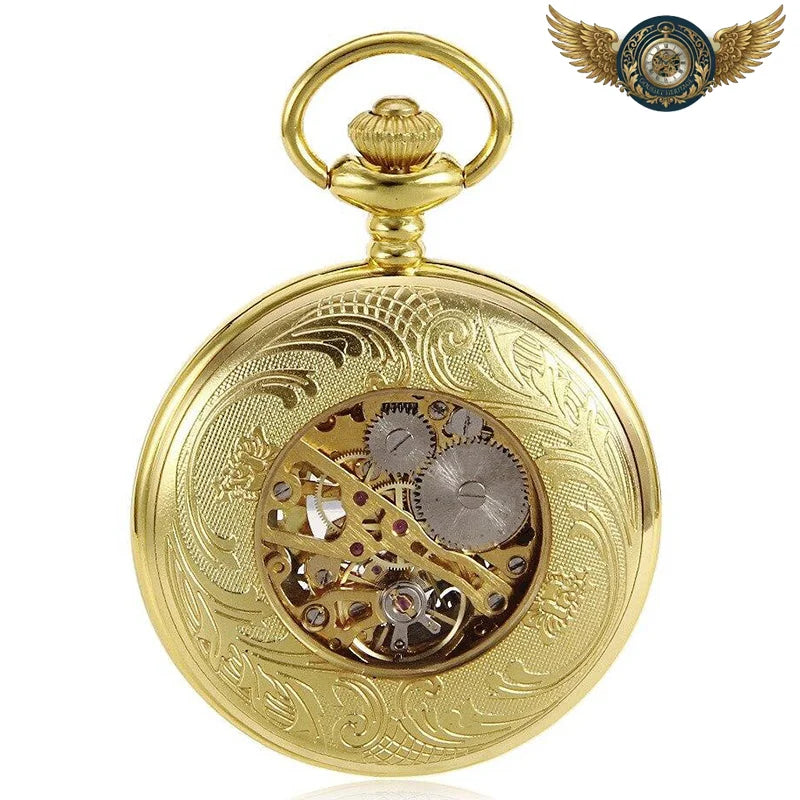 Le Cabinet Curieux - Montre Gousset Full Hunter Squelette Mécanique - Vue 6 - Gousset-heritage