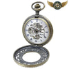 Le Cabinet | Montre Gousset Mécanique Demi-Chasseur Bronze - Vue 4 - Gousset-heritage