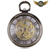 Le Cabinet | Montre Gousset Squelettée Mécanique 47 mm - Bronze - Gousset-heritage