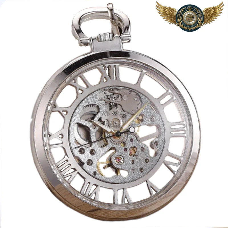 Le Cabinet | Montre Gousset Squelettée Mécanique 47 mm - Vue 4 - Gousset-heritage