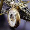 Le Cabinet de Curiosité - Montre Gousset Squelette Bronze Patiné - Vue 4 - Gousset-heritage