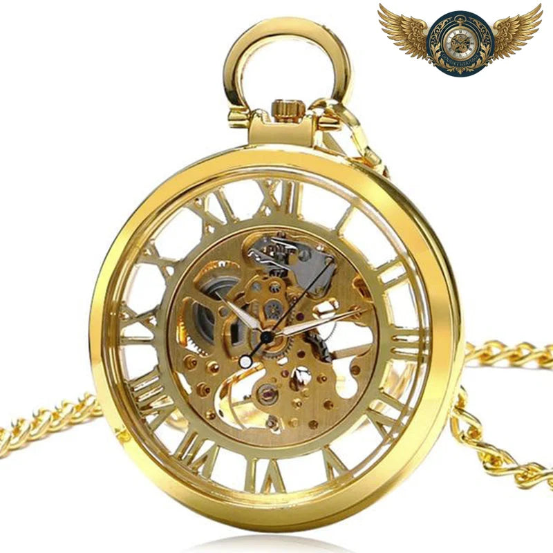 Le Calibre Révélé - Montre Gousset Squelette Mécanique 48mm - Vue 3 - Gousset-heritage