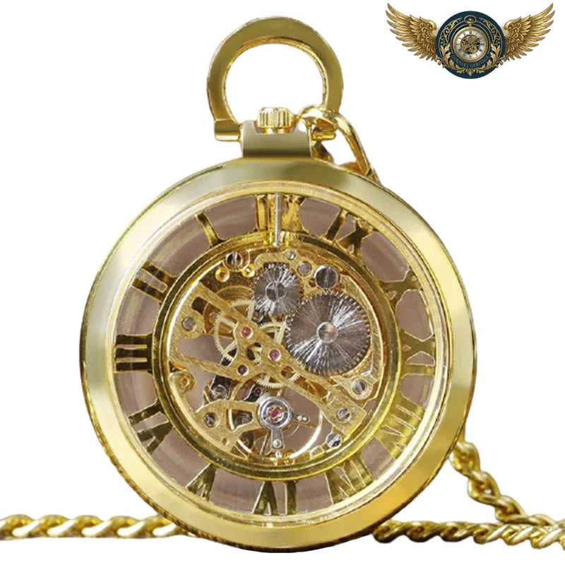 Le Calibre Révélé - Montre Gousset Squelette Mécanique 48mm - Or - Gousset-heritage
