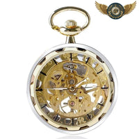 Le Calibre Visible - Montre Gousset Squelette Mécanique 50mm - modèle Or rose - Gousset-heritage