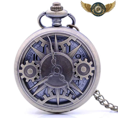 Acheter Le Capitaine - Montre Gousset Steampunk Bronze Patiné Quartz - Gousset-heritage