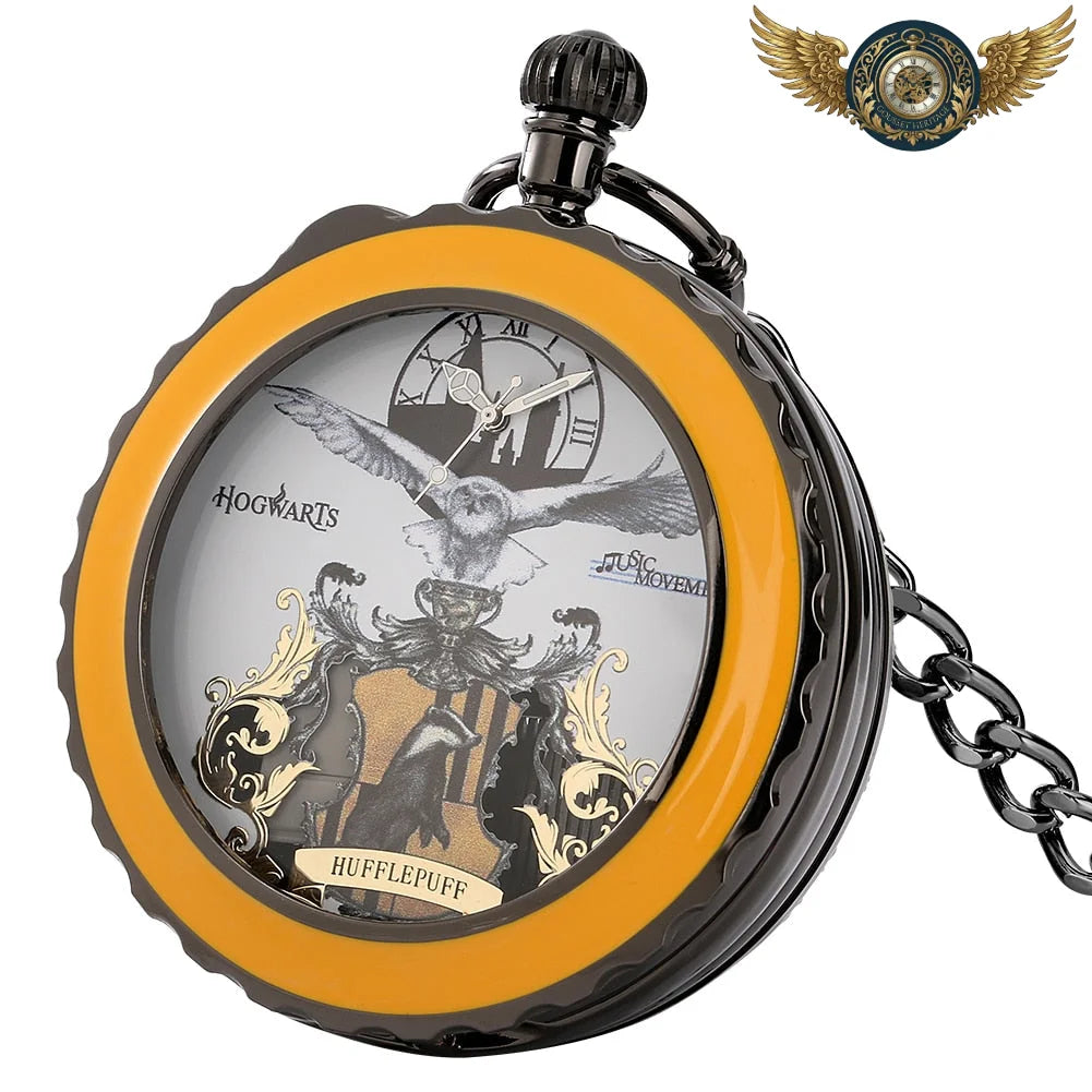 Le Carillon Héraldique – Gousset Demi-Chasseur Noir Thématique - Jaune - Gousset-heritage