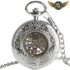 Le Céleste - Montre de Poche Demi Chasseur Mécanique Bleu Cobalt - Vue 3 - Gousset-heritage
