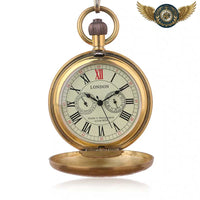 Le Chronographe Ferroviaire – Montre Gousset Mécanique Bronze - Gousset-heritage