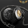 Le Chronographe Spectre - Montre Gousset Mécanique Squelette Ajourée - Vue 7 - Gousset-heritage