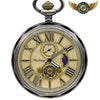 Le Chrononaute - Montre Gousset Mécanique Bronze Full Hunter - Vue 1 - Gousset-heritage