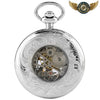 Le Chronos - Montre Gousset Mécanique Squelette Bronze Patiné - Vue 6 - Gousset-heritage