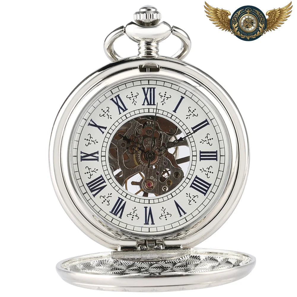 Le Chronos - Montre Gousset Mécanique Squelette Bronze Patiné - Vue 7 - Gousset-heritage