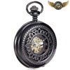 Le Chronos Noir - Montre de Poche Mécanique Demi-Chasseur - Vue 6 - Gousset-heritage