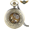 Le Chronos Squelette - Montre Gousset Mécanique Bronze Antique - Vue 5 - Gousset-heritage