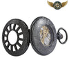 Le Chronos Steampunk - Montre Gousset Demi-Chasseur Squelette - Vue 3 - Gousset-heritage