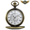 Le Cinétique – Montre Gousset Chasseur Squelette Mécanique - Bronze - Gousset-heritage