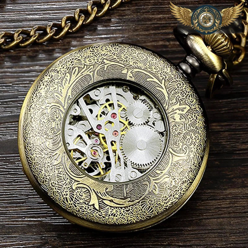 Le Cinétique – Montre Gousset Chasseur Squelette Mécanique - Vue 5 - Gousset-heritage