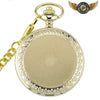 Le Classique - Montre de Poche Chasseur Dorée Quartz - Vue 1 - Gousset-heritage