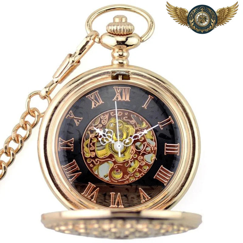 Le Curieux - Montre Gousset Mécanique Squelette à Clapet - Vue 3 - Gousset-heritage