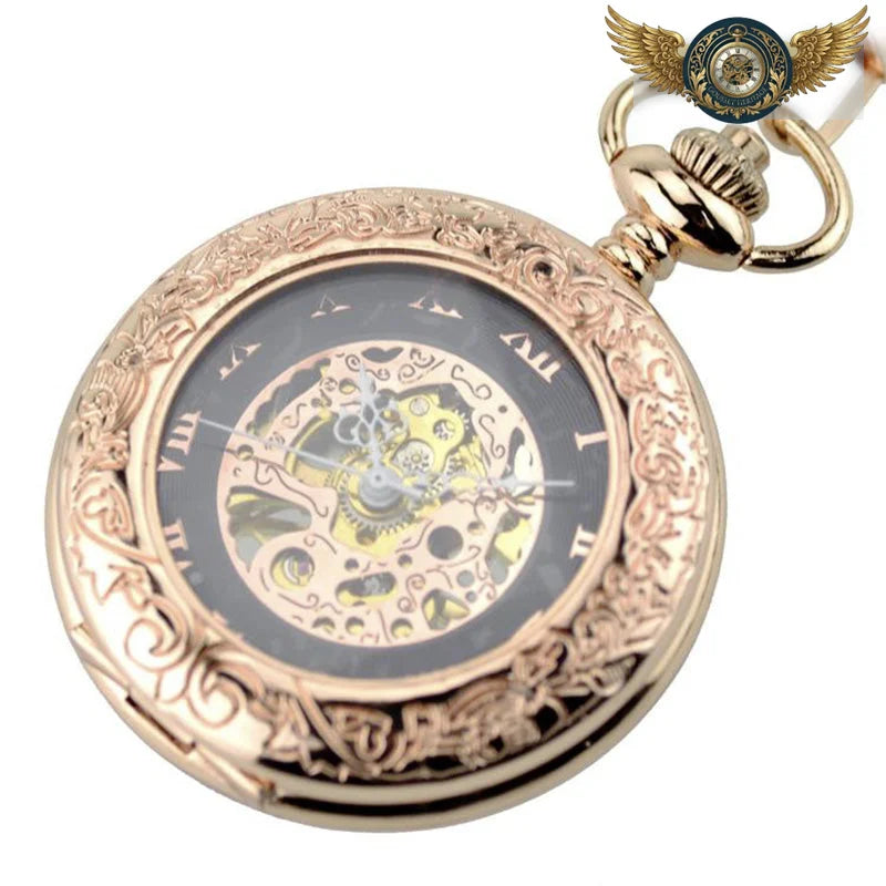 Le Curieux - Montre Gousset Mécanique Squelette à Clapet - Vue 4 - Gousset-heritage