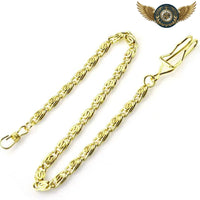 Le Dandy - Chaîne Bolt Maille Escargot Acier Or - Gousset-heritage