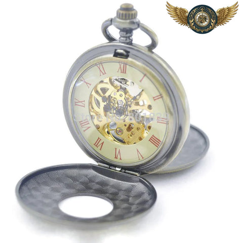 Le Dandy - Double Chasseur Squelette Mécanique 48mm - Vue 1 - Gousset-heritage