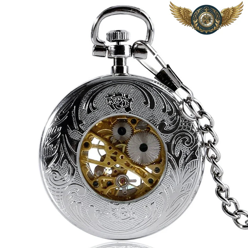 Le Dandy - Gousset Squelette Mécanique, Acier Gravé Néo-Vintage