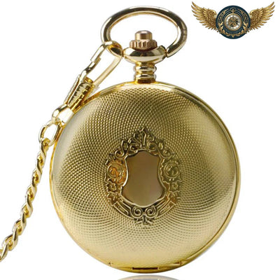 Acheter Le Dandy - Montre Gousset Automatique Chasseur Plaquée Or - Gousset-heritage