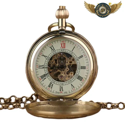 Le Dandy - Montre Gousset Full Hunter Mécanique Bronze Antique - Vue 1 - Gousset-heritage