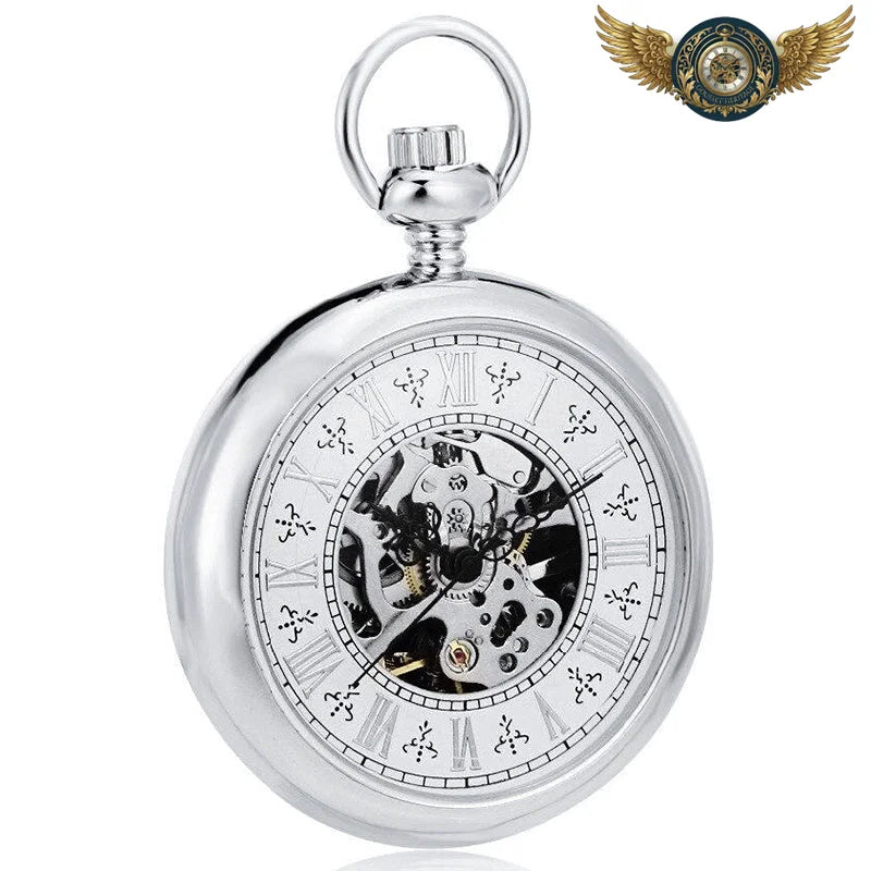 Le Dandy - Montre Gousset Mécanique Squelette Argentée - Vue 6 - Gousset-heritage