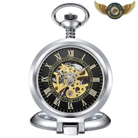 Le Dandy - Montre Gousset Mécanique Squelette Boîtier Chasseur - modèle Argent - Gousset-heritage