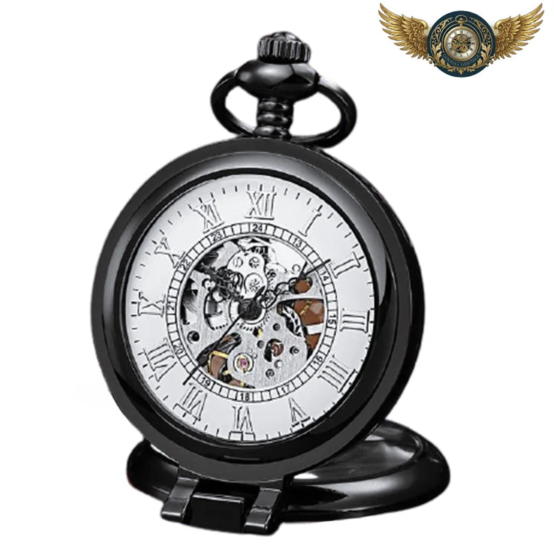 Le Dandy - Montre Gousset Mécanique Squelette Boîtier Chasseur - Vue 5 - Gousset-heritage