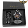 Le Dandy - Montre Gousset Mécanique Squelette Double Chasseur Noir - Default Title - Gousset-heritage