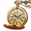 Le Dandy - Montre à Gousset Automatique Squelette Boîtier Chasseur Or - Vue 2 - Gousset-heritage