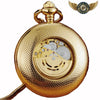 Le Dandy - Montre à Gousset Automatique Squelette Boîtier Chasseur Or - Vue 3 - Gousset-heritage