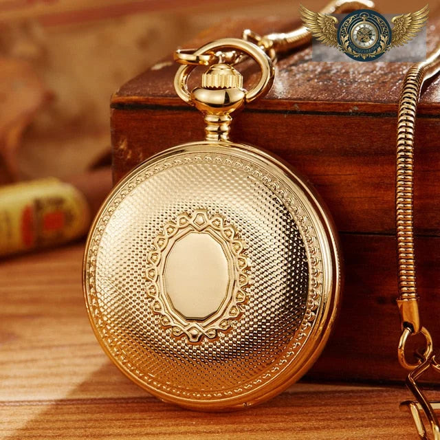 Le Dandy - Montre à Gousset Automatique Squelette Boîtier Chasseur Or - Default Title - Gousset-heritage