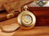 Le Dandy - Montre à Gousset Automatique Squelette Boîtier Chasseur Or - Vue 7 - Gousset-heritage