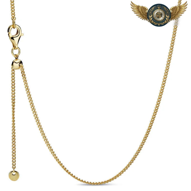 Le Dandy Ajustable - Sautoir en Argent Massif 925 Réglable