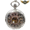 Le Dandy Argenté - Montre de Poche Chasseur Squelette Manuel - Vue 1 - Gousset-heritage