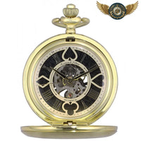 Le Dandy Audacieux - Montre Gousset Mécanique Squelette Dorée - Gousset-heritage
