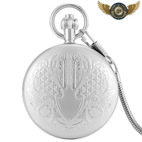 Le Dandy Automatique | Montre Gousset Squelette Chasseur Argent - Gousset-heritage