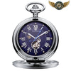 Le Dandy Céleste | Gousset Mécanique Full Hunter Phases de Lune - Argent - Gousset-heritage