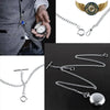 Le Dandy Classique - Chaîne Double Albert Maille Gourmette Or/Argent - Vue 4 - Gousset-heritage