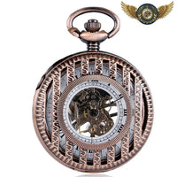 Le Dandy Cuivré - Montre Gousset Mécanique Squelette 50mm - Gousset-heritage